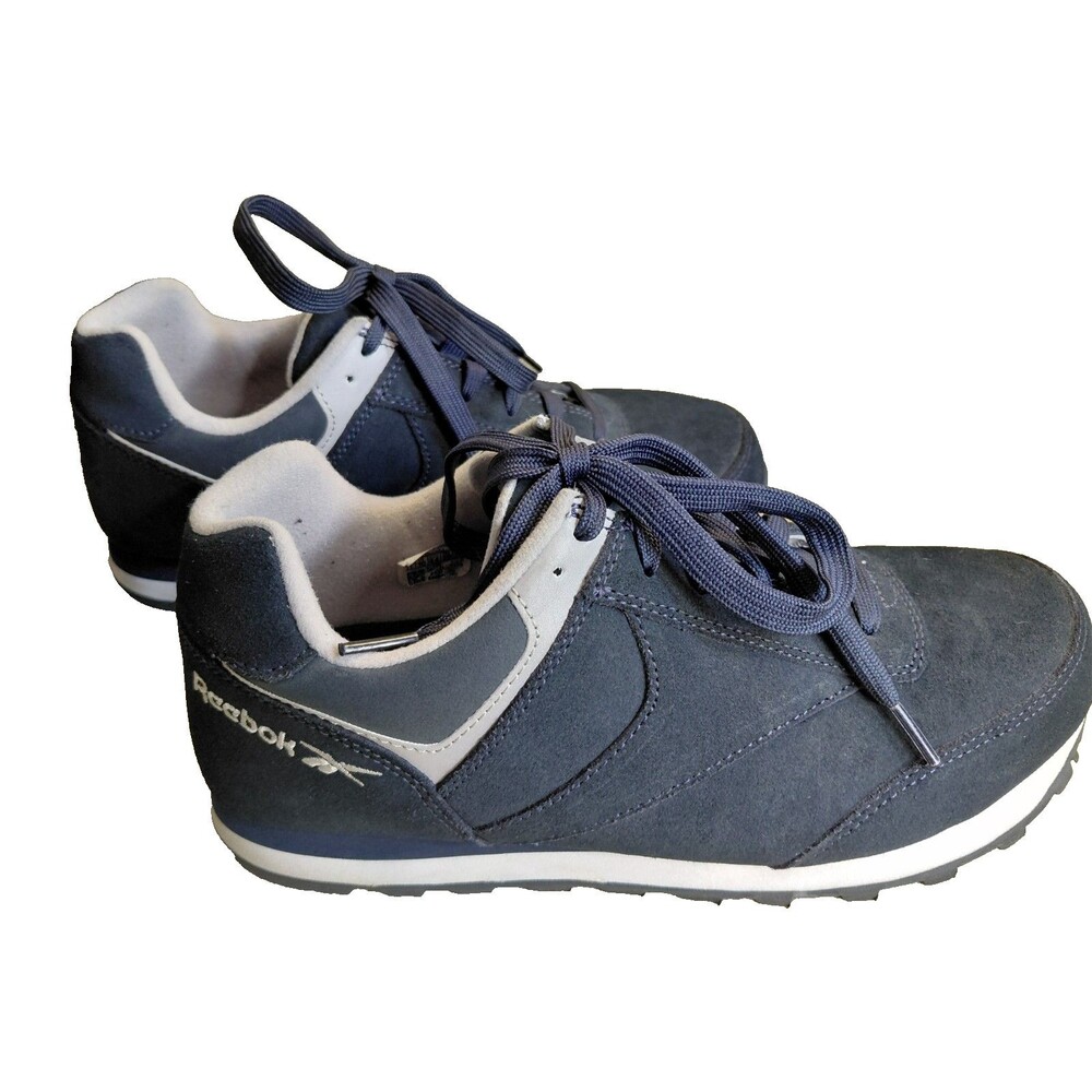 Reebok Work Leelap RB1975 Mens 11M Navy Steel Toe EH Slip Resistant Shoes